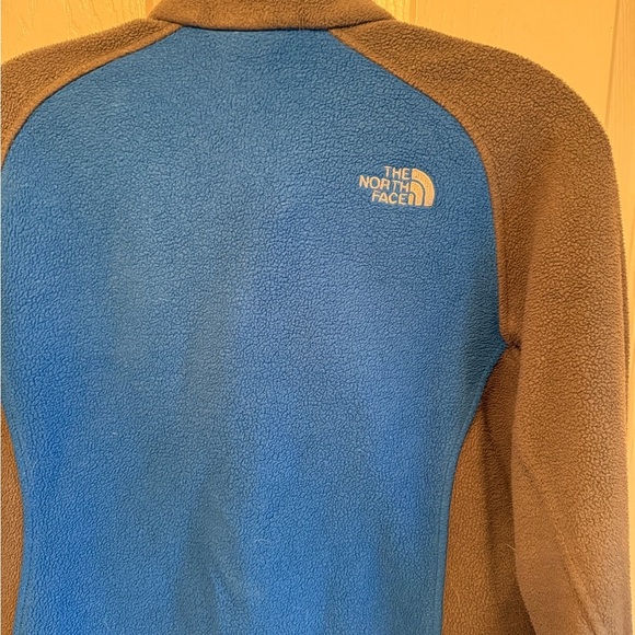The North Face Blue and Brown Fleece Boys Size Large - Picture 5 of 7